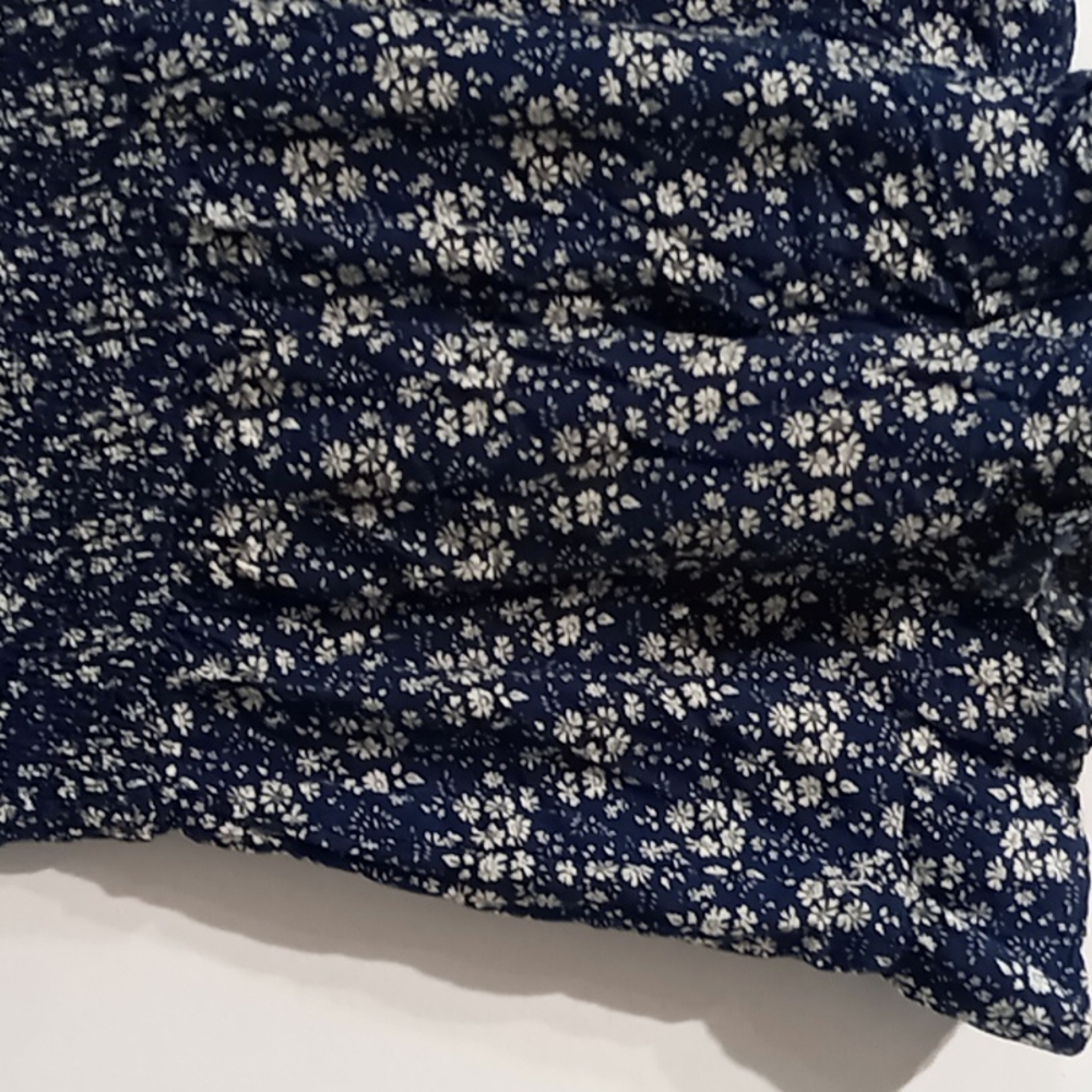 SEEK STRAPLESS ROMPER Size S Floral white and Dark blue - Picture 4 of 6